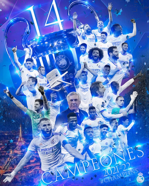 Τελικός Champions League: Ρεσιτάλ στο twitter για το 14ο από τη «Βασίλισσα» Ρεάλ Μαδρίτης (photos)
