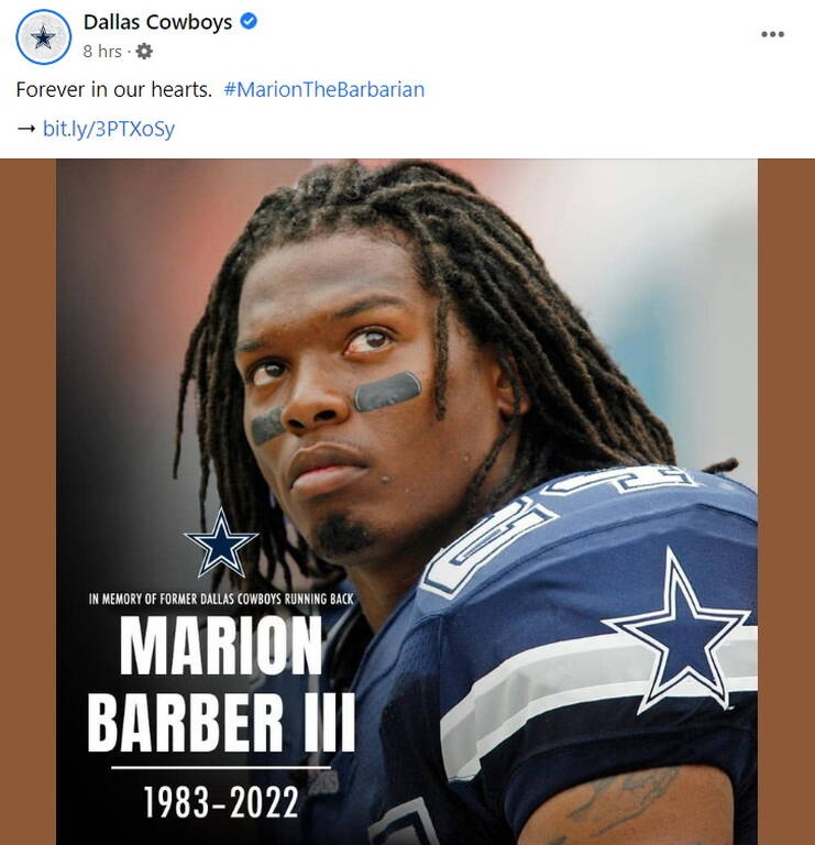 Πένθος στο NFL - Έφυγε πρώην παίκτης μόλις στα 38 του χρόνια (photos+video)