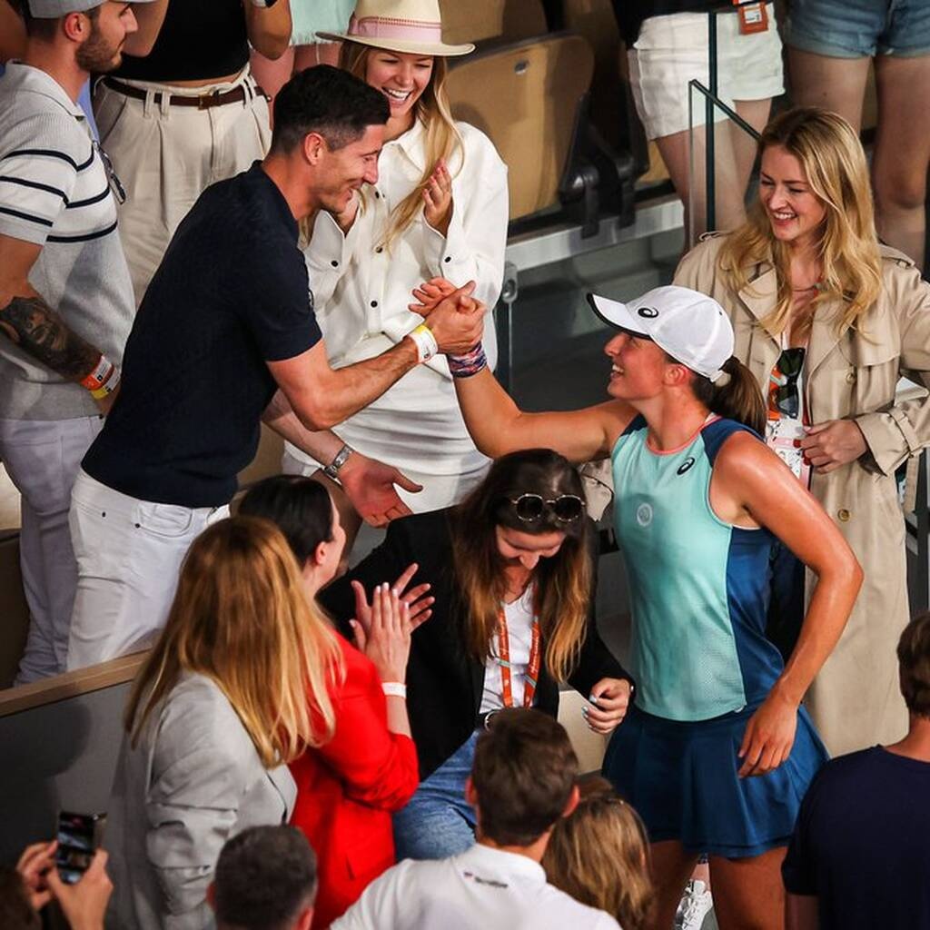 Τελικός Roland Garros: Όλα τα λεφτά η αντίδραση της Ίγκα βλέποντας τον «Λέβα» (video+pic) -Twitter: WTA / Twitter: Roland Garros