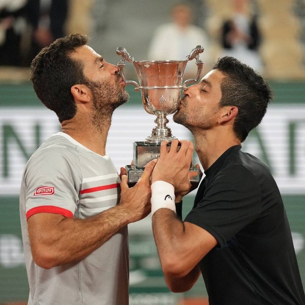 Τελικός Roland Garros: Νικητές στο διπλό οι Αρβάλο/Ρόγερ	- Twitter: Roland Garros