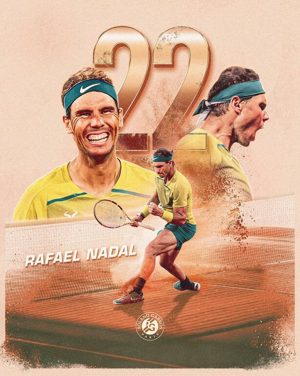 Ράφα Ναδάλ: Υπόκλιση στον «Βασιλιά» από τα 4 Grand Slams–Η λαμπρή πορεία προς τα 22 Grand Slams(vid) -Twitter: Roland Garros