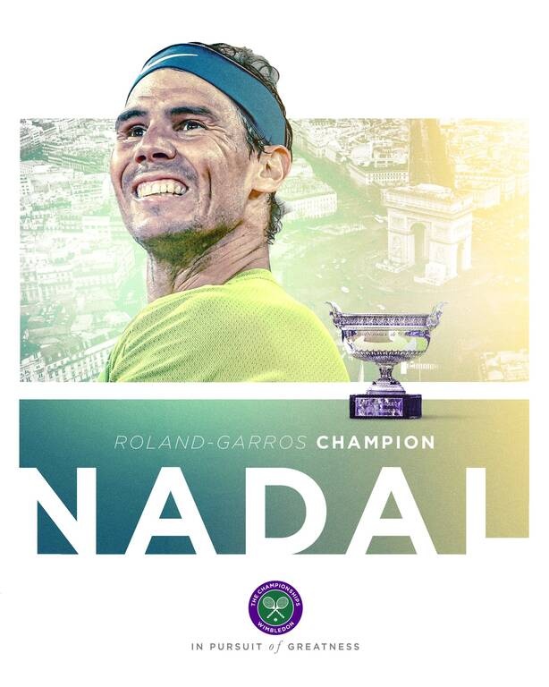 Ράφα Ναδάλ: Υπόκλιση στον «Βασιλιά» από τα 4 Grand Slams–Η λαμπρή πορεία προς τα 22 Grand Slams(vid) -Twitter: Wimbledon