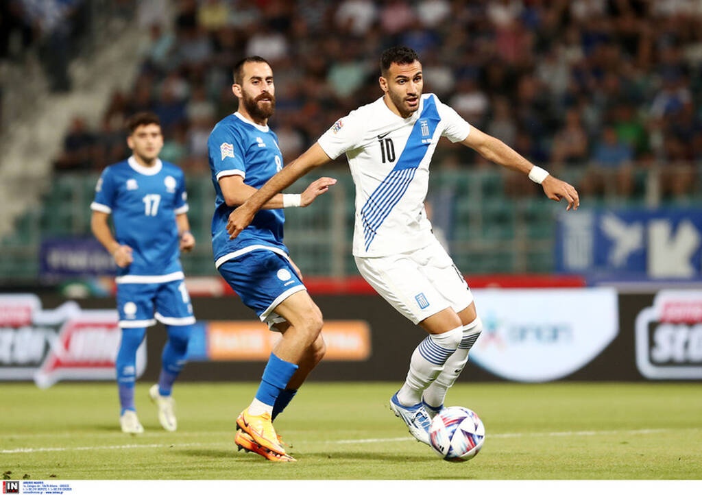 Ελλάδα-Κύπρος Nations League 9/6/2022