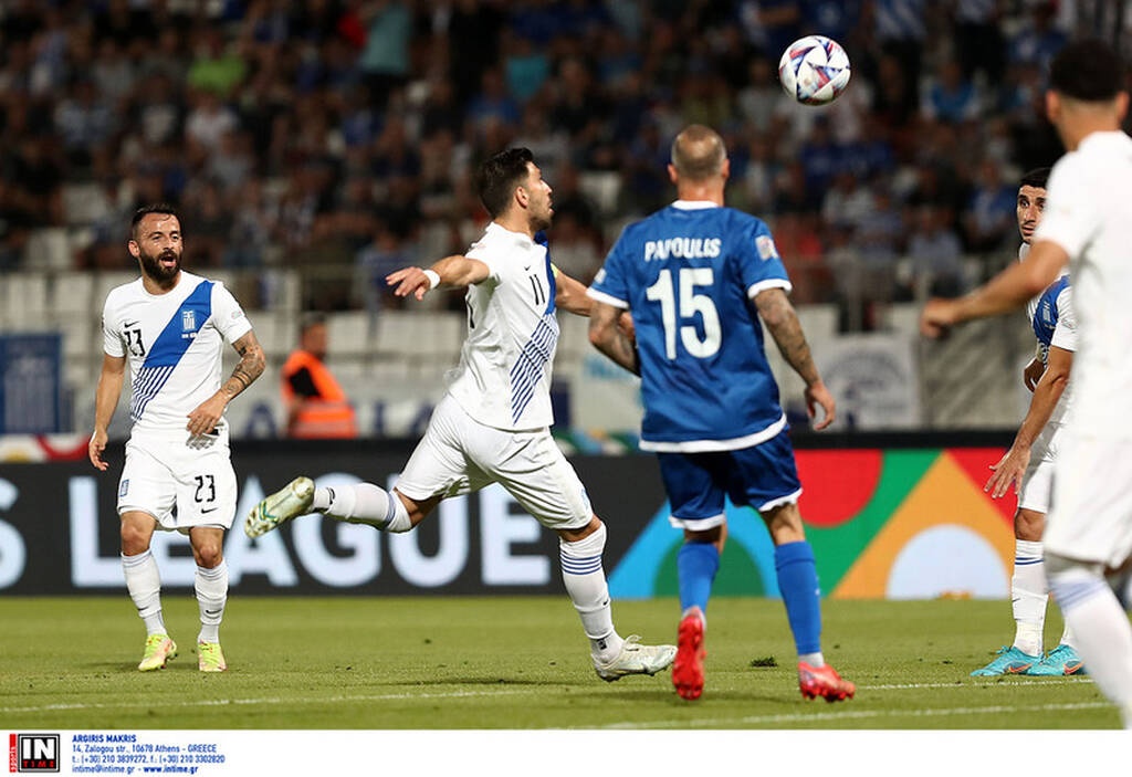 Ελλάδα-Κύπρος Nations League 9/6/2022