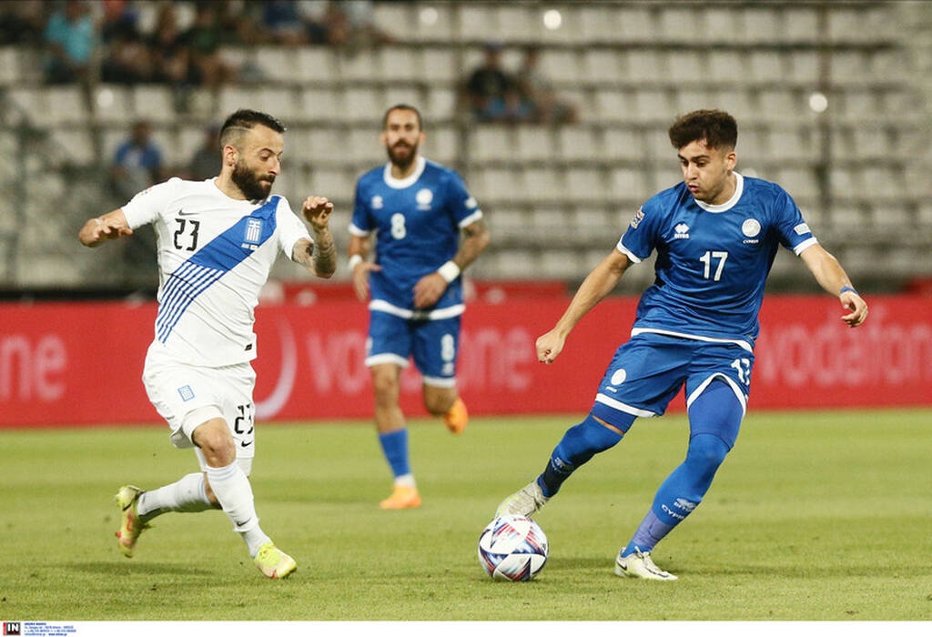 Ελλάδα-Κύπρος Nations League 9/6/2022