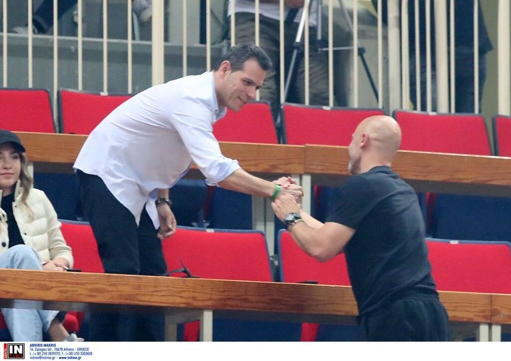 Παναθηναϊκός ΟΠΑΠ-Ολυμπιακός: Στο ΟΑΚΑ για το ντέρμπι οι Ρικ Πιτίνο και Δημήτρης Ιτούδης (photos)