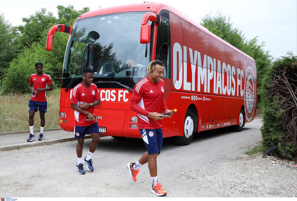 Ολυμπιακός: Ξεκίνησε το «χτίσιμο» στην Αυστρία (photos)