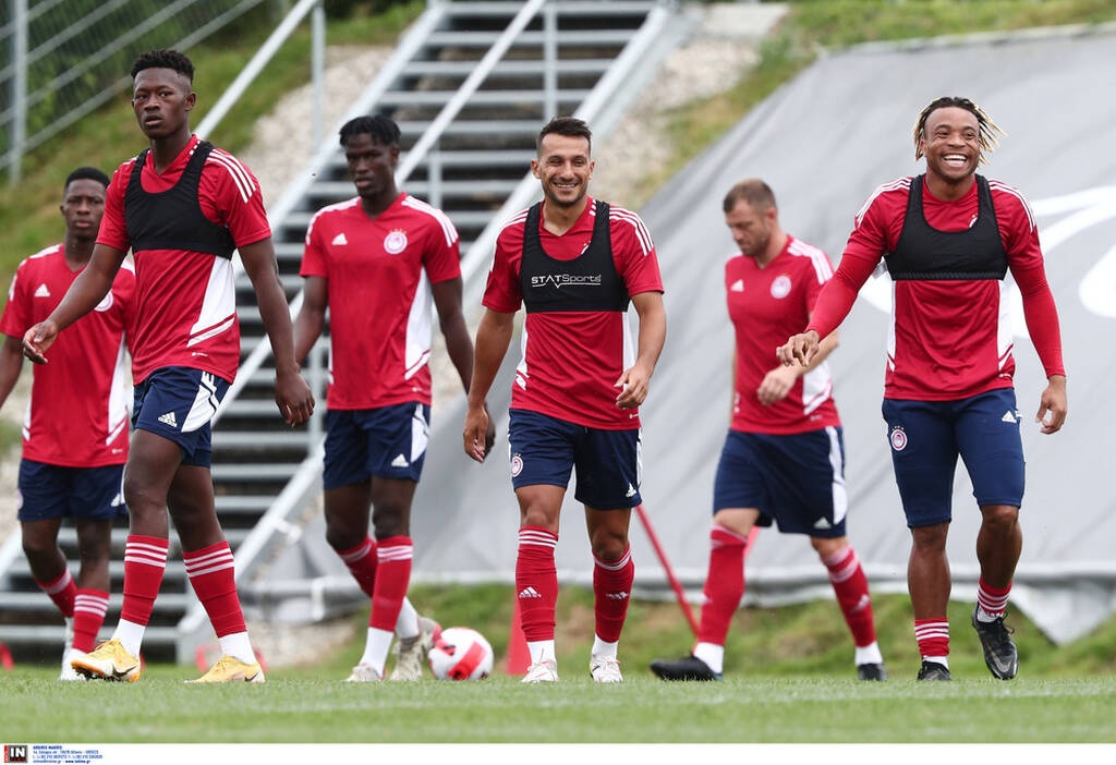 Ολυμπιακός: Ξεκίνησε το «χτίσιμο» στην Αυστρία (photos)