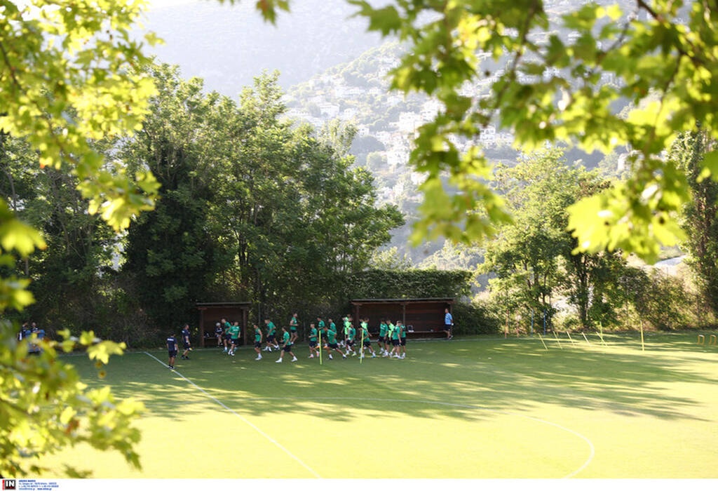 Παναθηναϊκός: Ξεκίνησε η δουλειά στο Πήλιο, παρόντες Σαβιέρ και Καμπετσής (photos)