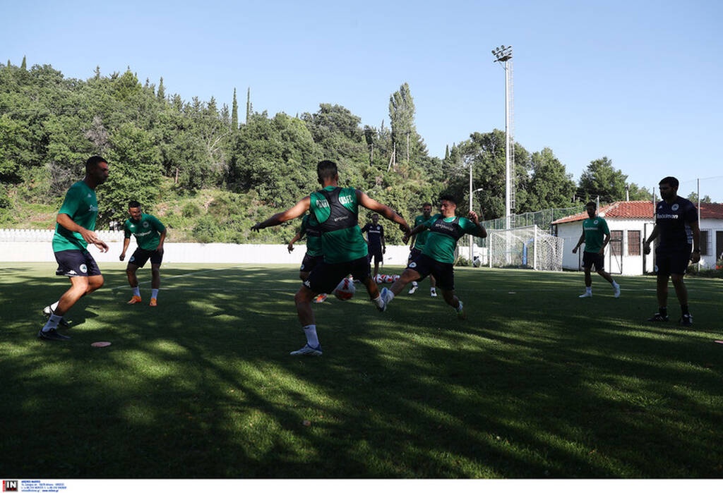 Παναθηναϊκός: Ξεκίνησε η δουλειά στο Πήλιο, παρόντες Σαβιέρ και Καμπετσής (photos)