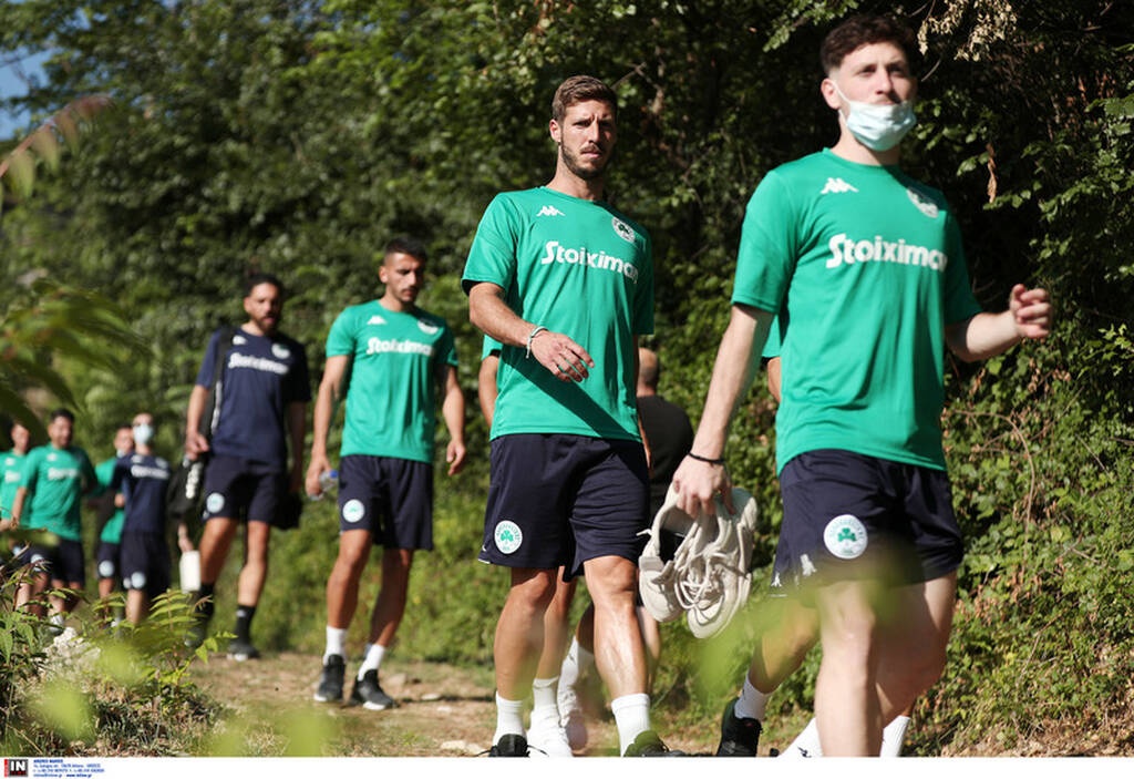 Παναθηναϊκός: Ξεκίνησε η δουλειά στο Πήλιο, παρόντες Σαβιέρ και Καμπετσής (photos)