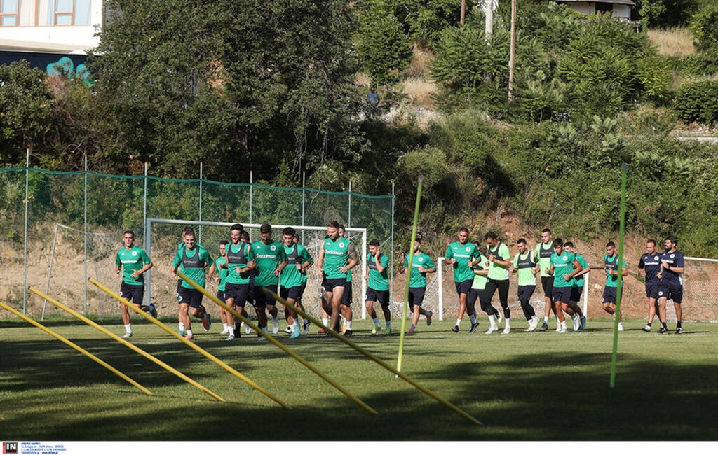 Παναθηναϊκός: Ξεκίνησε η δουλειά στο Πήλιο, παρόντες Σαβιέρ και Καμπετσής (photos)