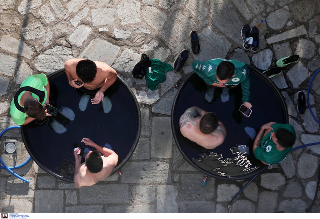 Παναθηναϊκός: Ξεκίνησε η δουλειά στο Πήλιο, παρόντες Σαβιέρ και Καμπετσής (photos)