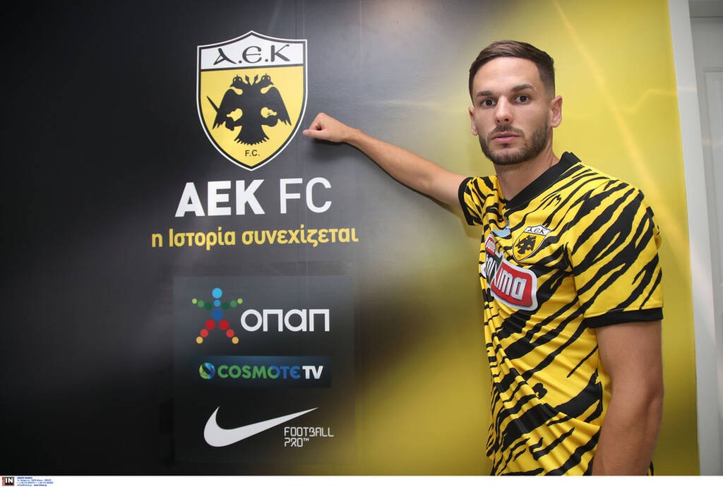 Γκατσίνοβιτς: «Ήρθα για να γίνω πρωταθλητής με την ΑΕΚ» (photos+video)