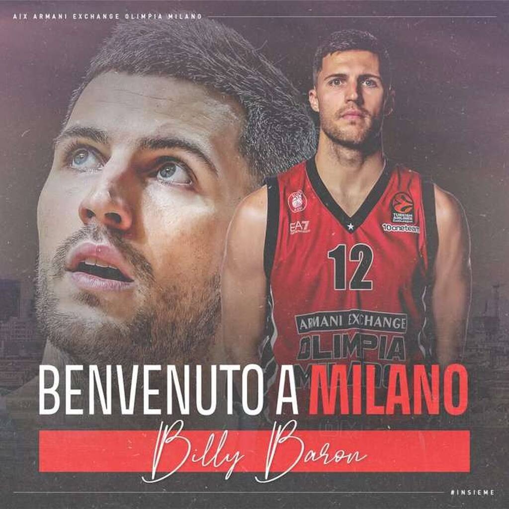 Αρμάνι Μιλάνο: Και επίσημα Μπάρον!