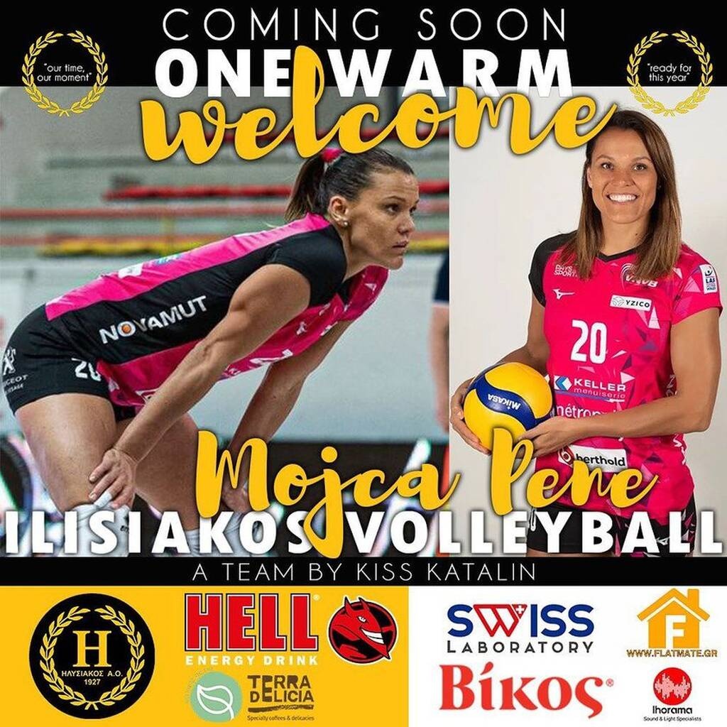 Volley League Γυναικών: Ενίσχυση από την Σλοβενία με την Μόιτσα Πίνι για τον Ηλυσιακό