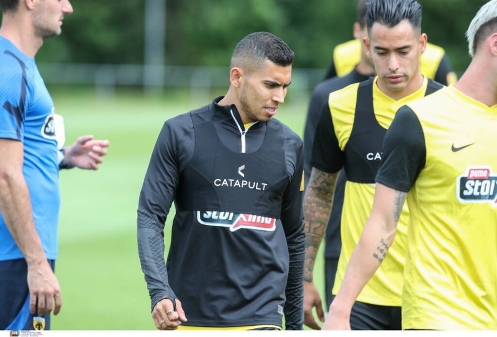 AEK: Δεν κρατιέται ο Πινέδα - Προπονήθηκε, έπαιξε και στο διπλό (photos)