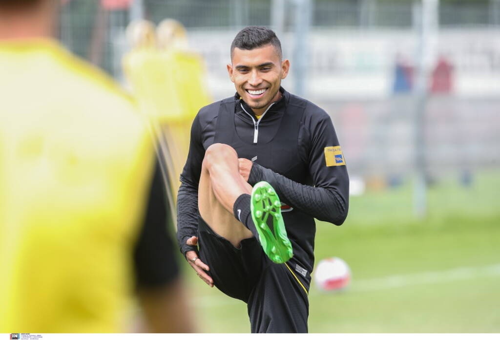 AEK: Δεν κρατιέται ο Πινέδα - Προπονήθηκε, έπαιξε και στο διπλό (photos)