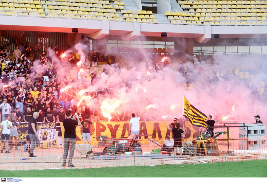 ΑΕΚ: Η πτήση του Αετού στην «OPAP Arena» και η μαγική ατμόσφαιρα των οπαδών της Ένωσης! (photos)