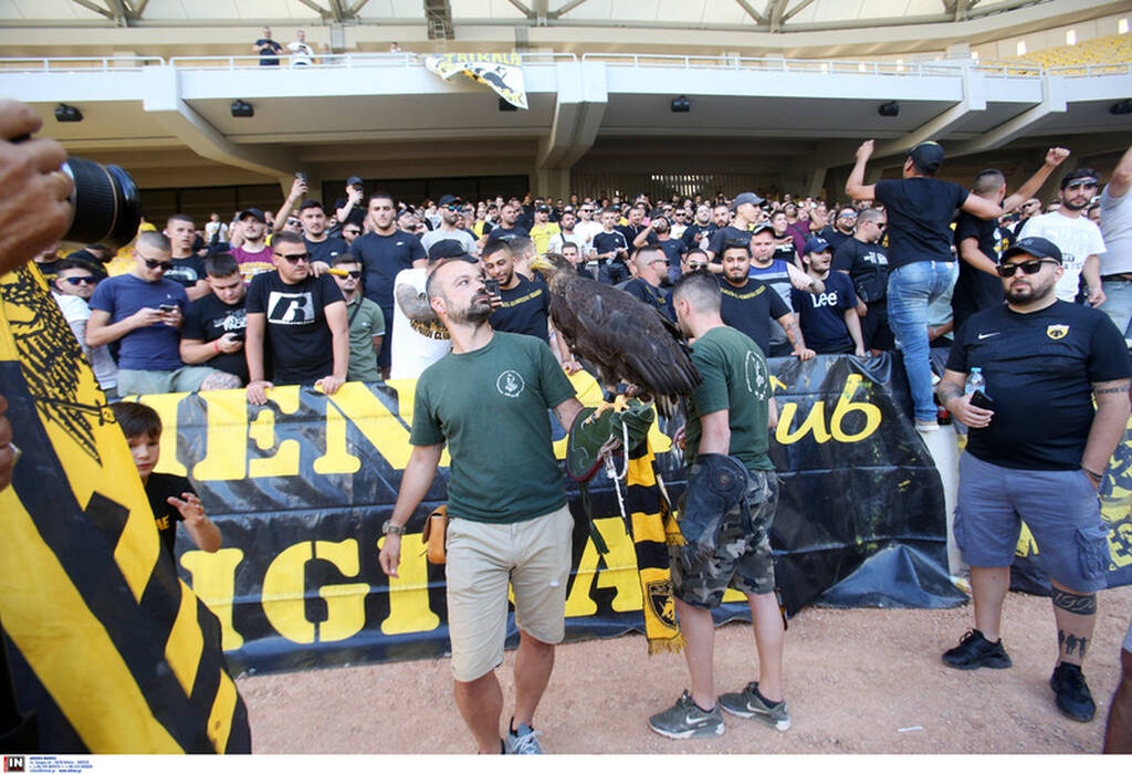 ΑΕΚ: Η πτήση του Αετού στην «OPAP Arena» και η μαγική ατμόσφαιρα των οπαδών της Ένωσης! (photos)