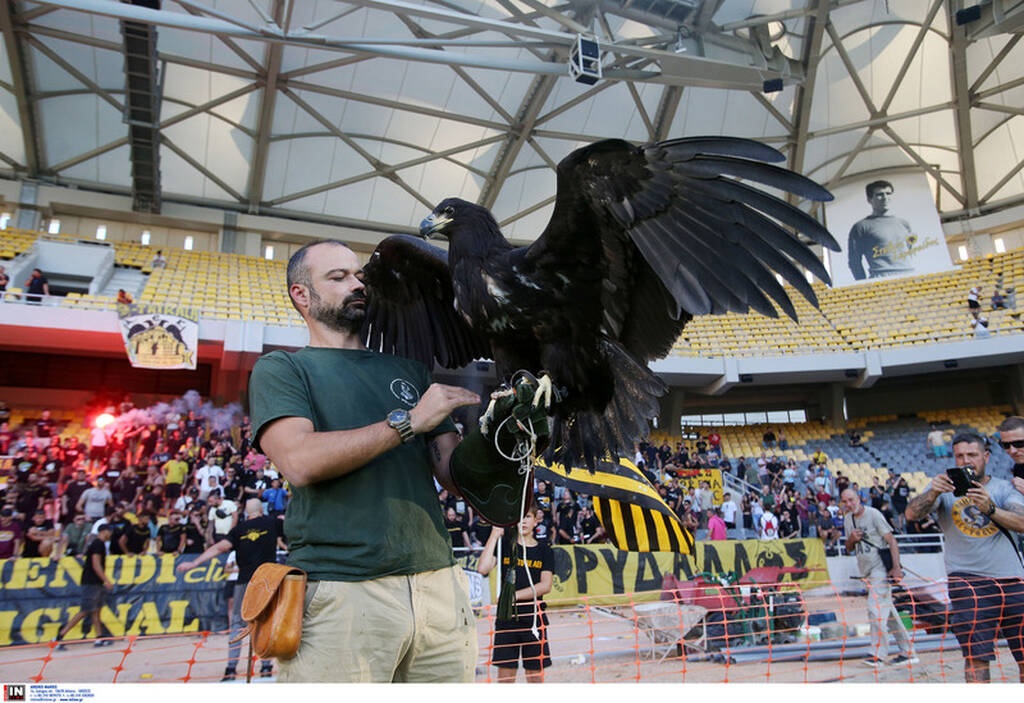 ΑΕΚ: Η πτήση του Αετού στην «OPAP Arena» και η μαγική ατμόσφαιρα των οπαδών της Ένωσης! (photos)