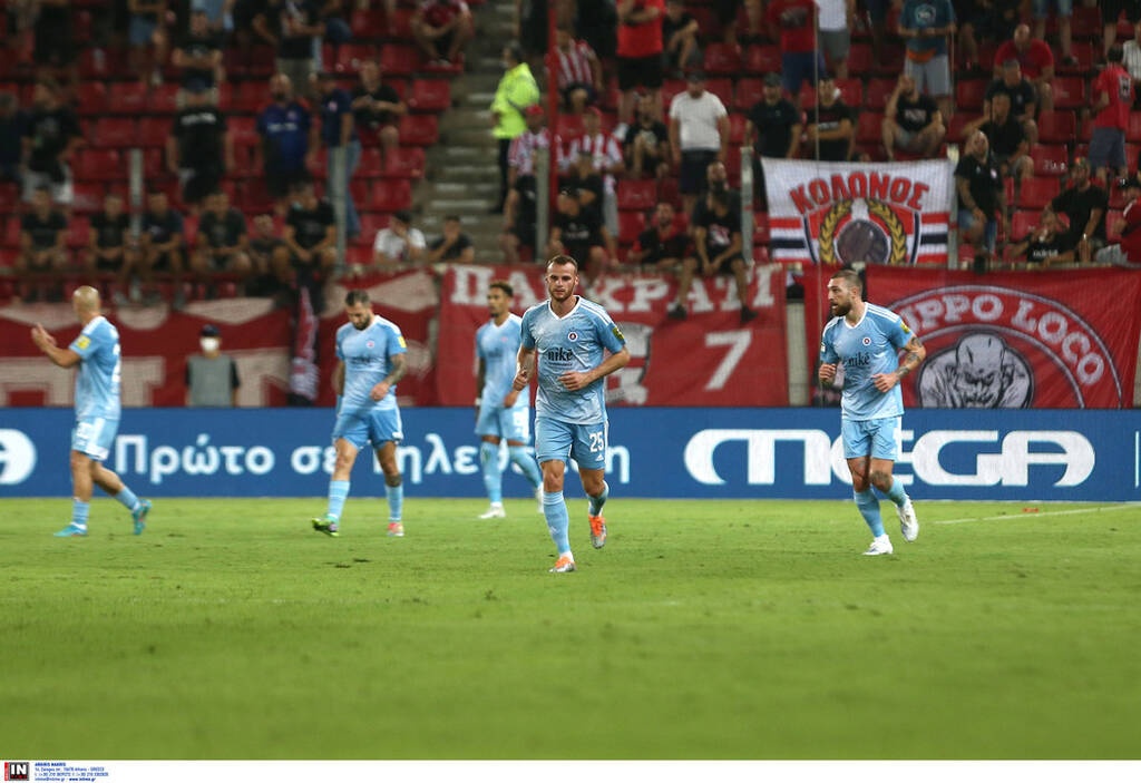 Ολυμπιακός-Σλόβαν Μπρατισλάβας 1-1: Τον κράτησε όρθιο αλλά έχει πρόβλημα (photos)