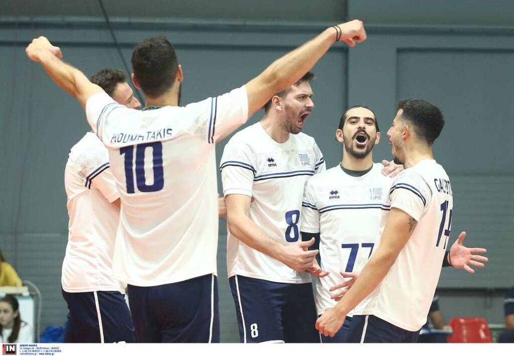 Ελλάδα-Κύπρος 3-0: Βήμα πρόκρισης στο Ευρωπαϊκό με καθαρή νίκη για την Εθνική βόλεϊ των ανδρών