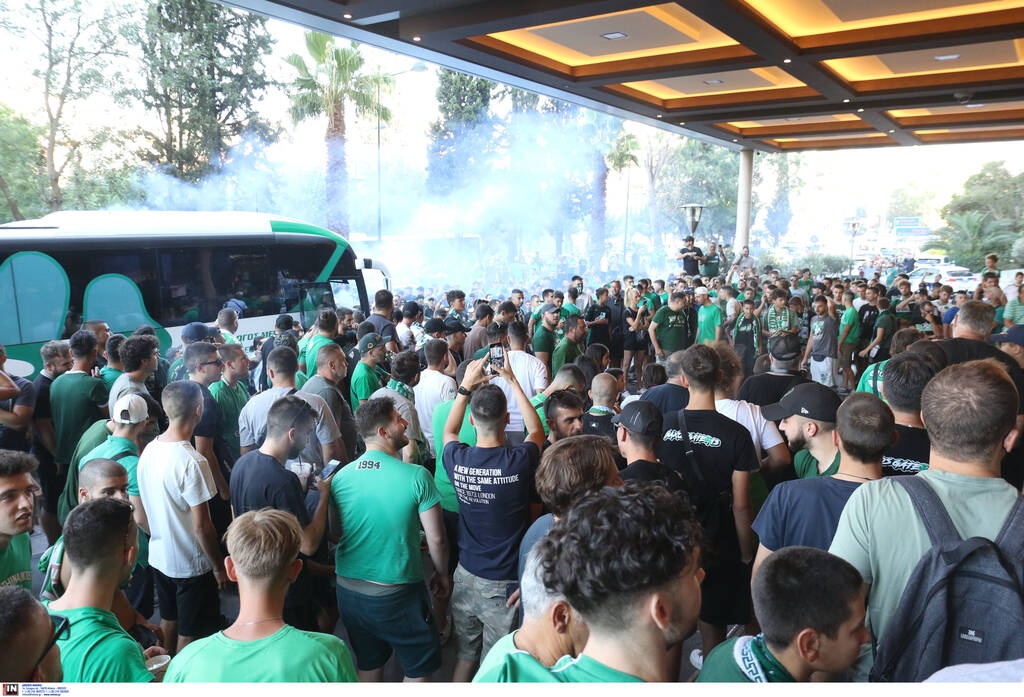 Κόσμος του Παναθηναϊκού στο ξενοδοχείο