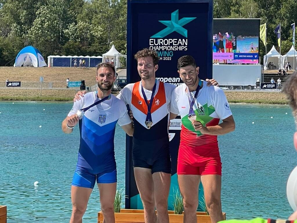 Ευρωπαϊκό πρωτάθλημα κωπηλασίας: «Ασημένιος» ο Ντούσκος στο Μόναχο