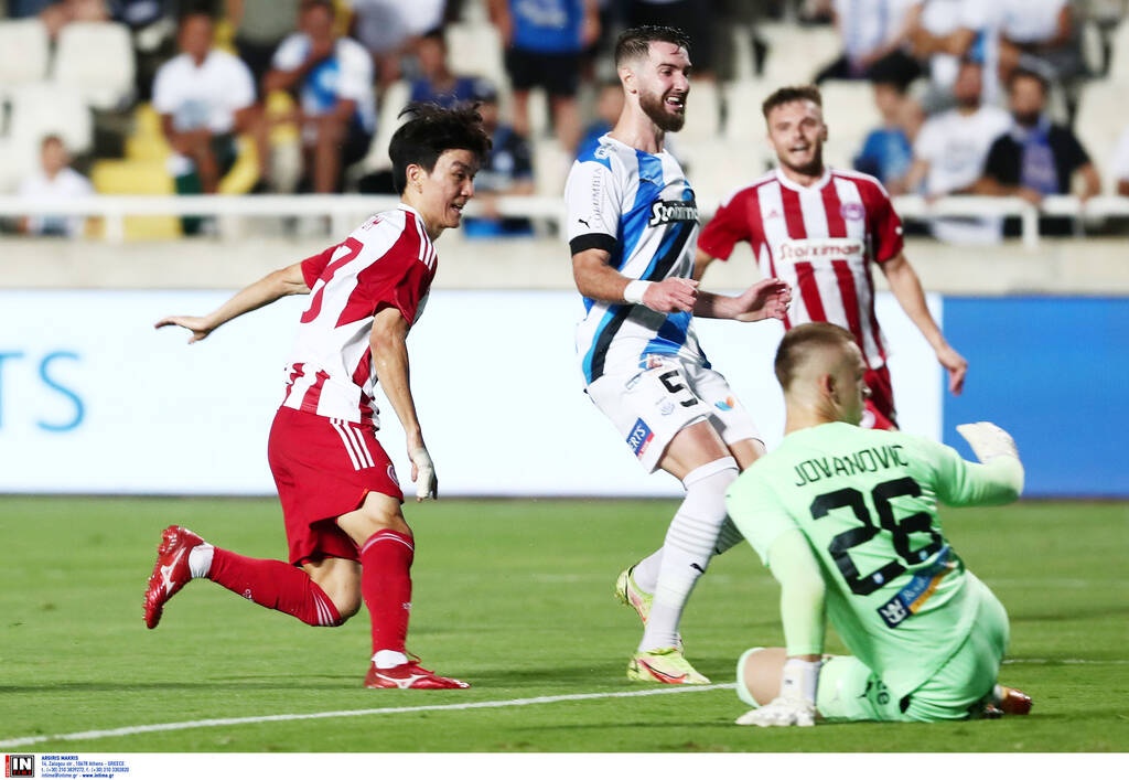 Απόλλων Λεμεσού-Ολυμπιακός: Ντεμπούτο με γκολάρα ο Χουάνγκ (video)