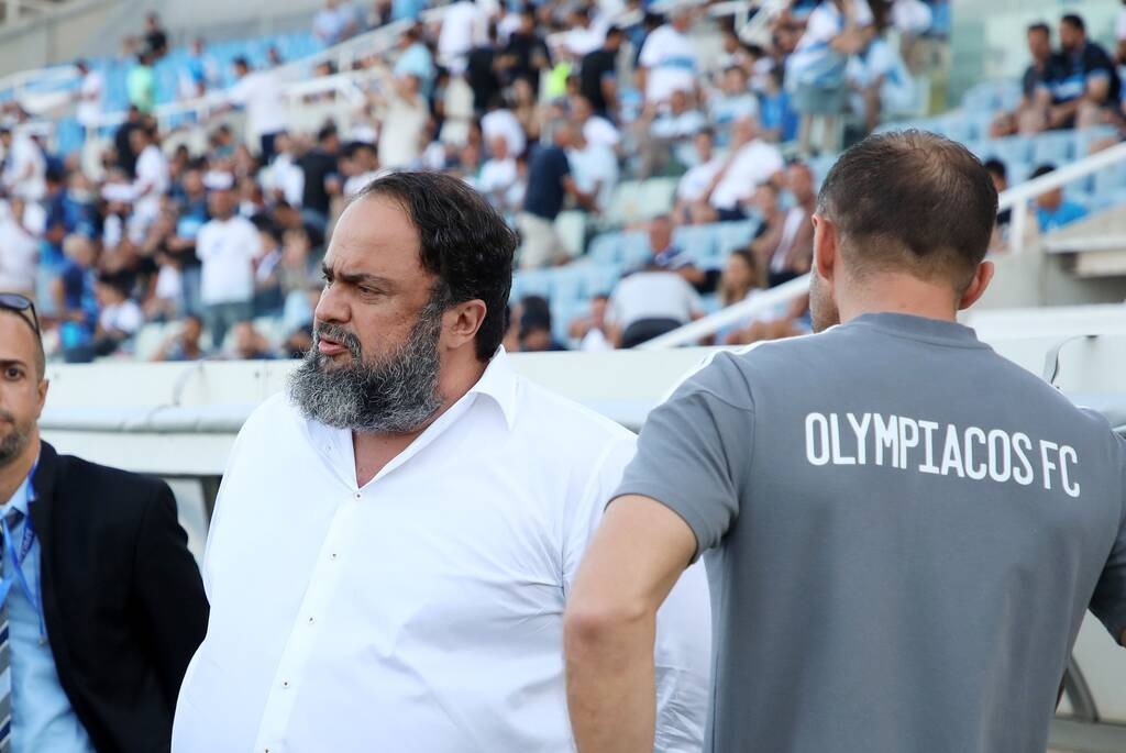 Απόλλων Λεμεσού-Ολυμπιακός: Παρών κι ο Μαρινάκης στο ΓΣΠ (Photos)