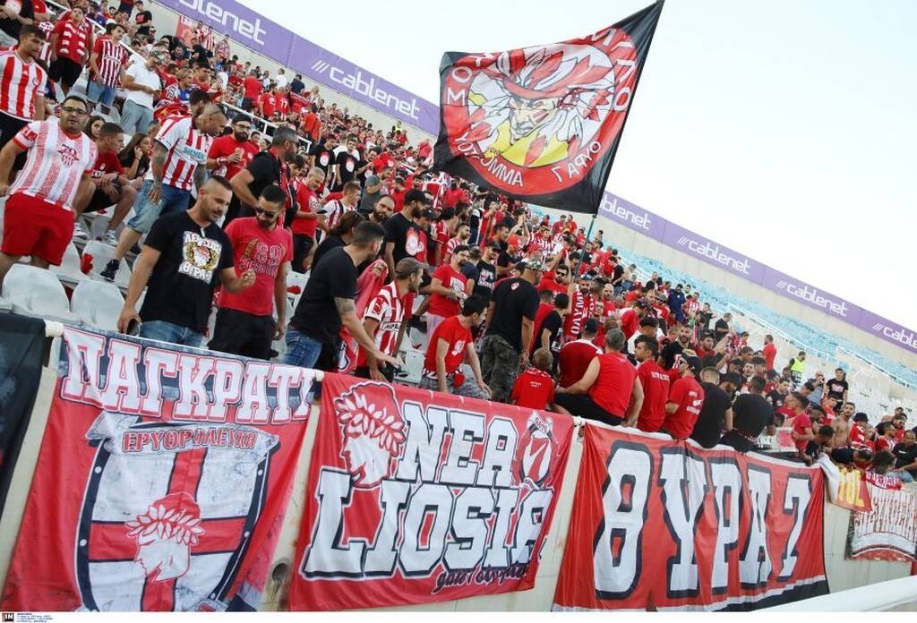 Απόλλων Λεμεσού-Ολυμπιακός: Σύλληψη οπαδού των «ερυθρόλευκων» έξω από το γήπεδο