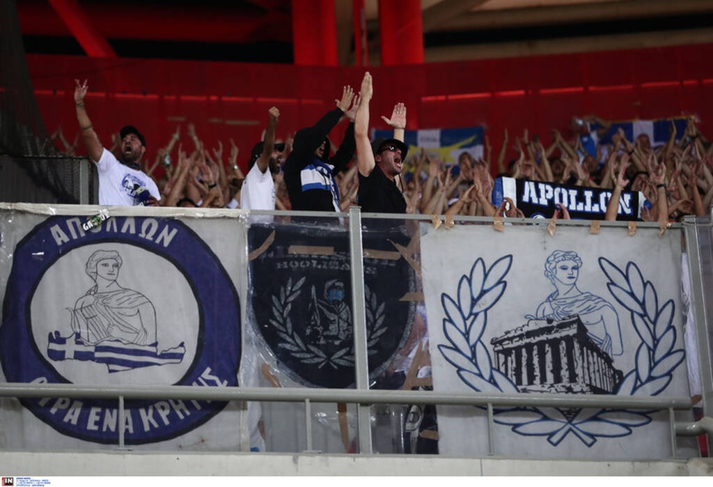 Ολυμπιακός-Απόλλων Λεμεσού: Γκολ από τα αποδυτήρια ο Μασούρας, πήρε φωτιά το «Γ. Καραϊσκάκης» (pics)