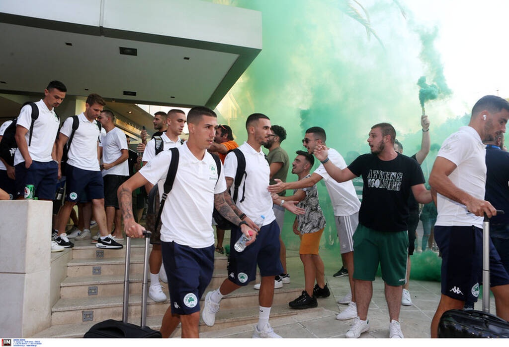 ΟΦΗ-Παναθηναϊκός: Τρέλα από τους οπαδούς του «τριφυλλιού» στο ξενοδοχείο! (videos)