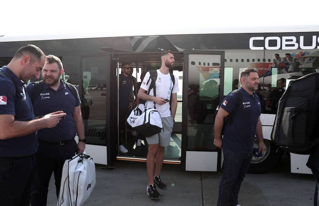 Eurobasket 2022: «Πέταξε» για Μιλάνο η Εθνική (photos)