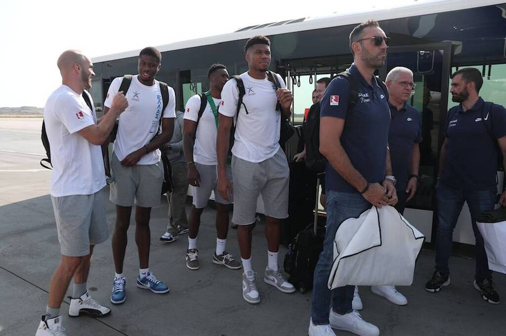 Eurobasket 2022: «Πέταξε» για Μιλάνο η Εθνική (photos)