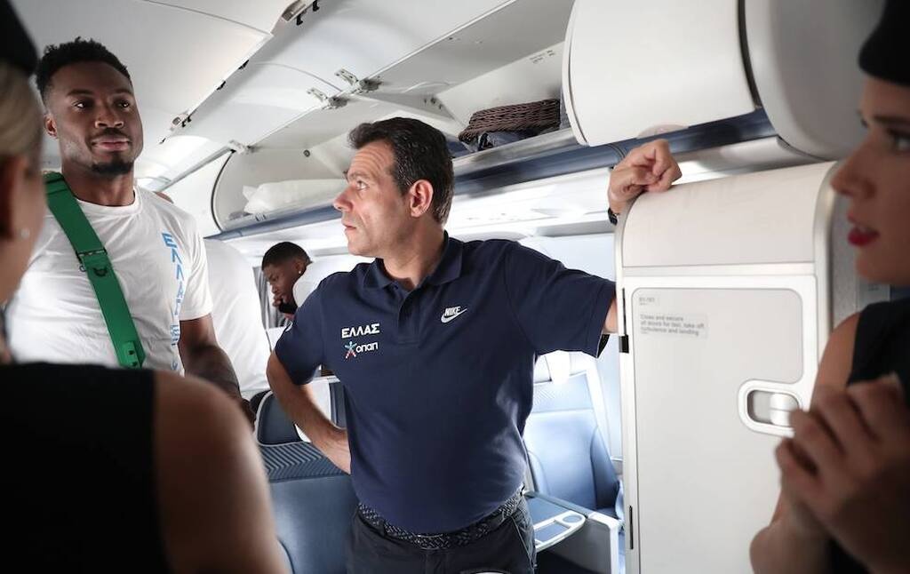 Eurobasket 2022: Έφτασε στο Μιλάνο η Εθνική (photos)
