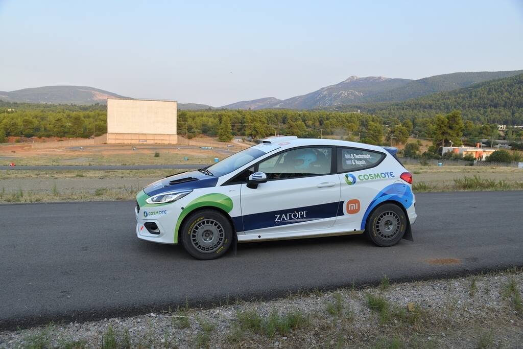 Το Ford Fiesta Rally4 των Στ. Θεοχαρόπουλου – Γ. Κότσαλη