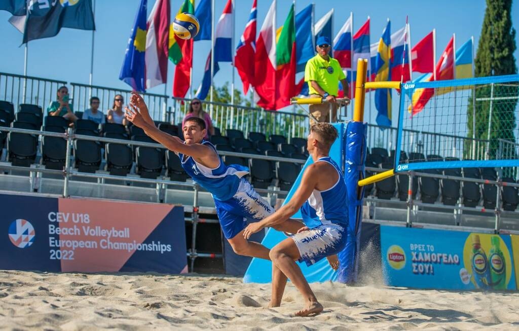 Ευρωπαϊκό Beach Volleyball Κ18: Πέντε «γαλανόλευκες» ομάδες διεκδικούν την πρόκριση στους «16»
