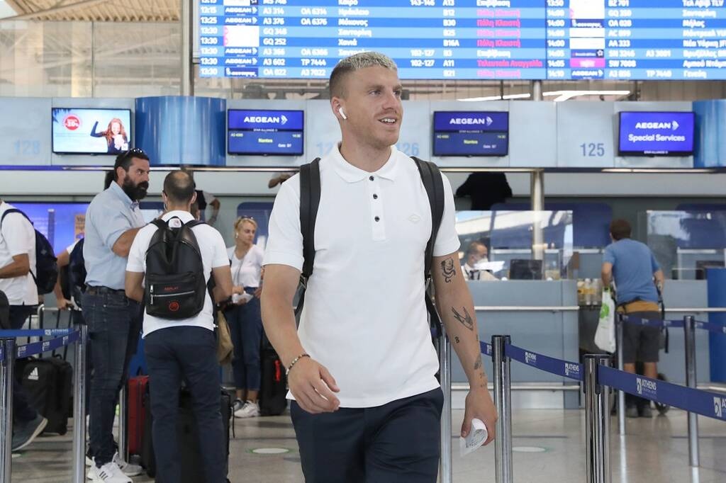 Ναντ-Ολυμπιακός: «Πέταξαν» για Γαλλία οι «ερυθρόλευκοι» (photos+video)