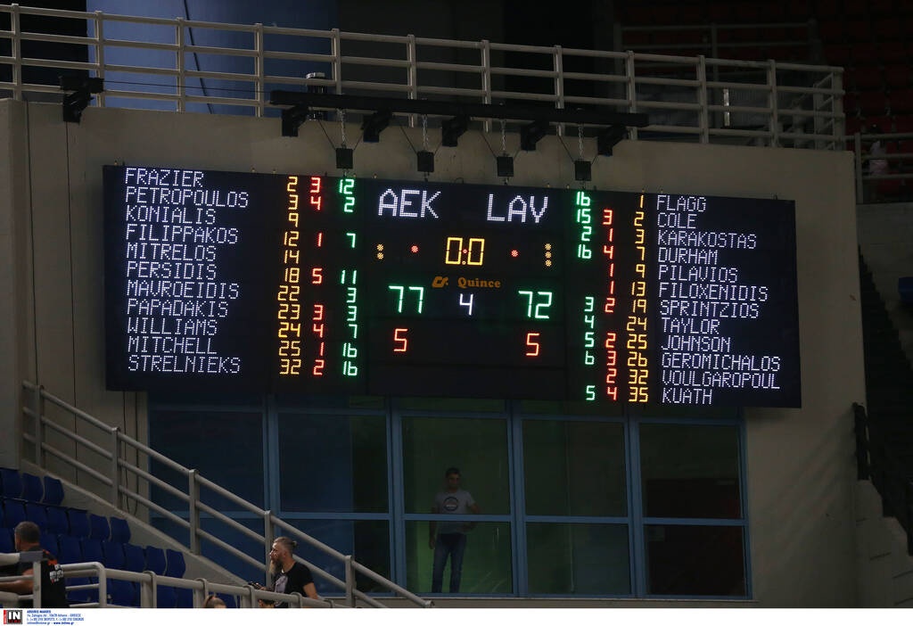 ΑΕΚ: Με πρωταγωνιστή τον Στρέλνιεκς νίκησε το Λαύριο