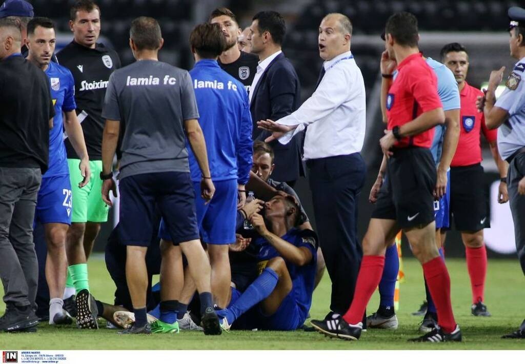 ΠΑΟΚ-Λαμία: Μεγάλη ένταση στην Τούμπα - Σύρραξη μεταξύ παικτών και πάγκων (photos)