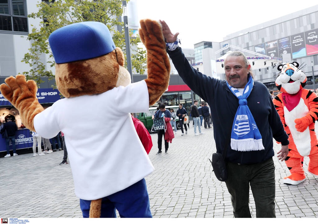 Eurobasket 2022: Άρχισε το «γαλανόλευκο» πάρτι πριν τη μάχη της Εθνικής με την Γερμανία (photos)