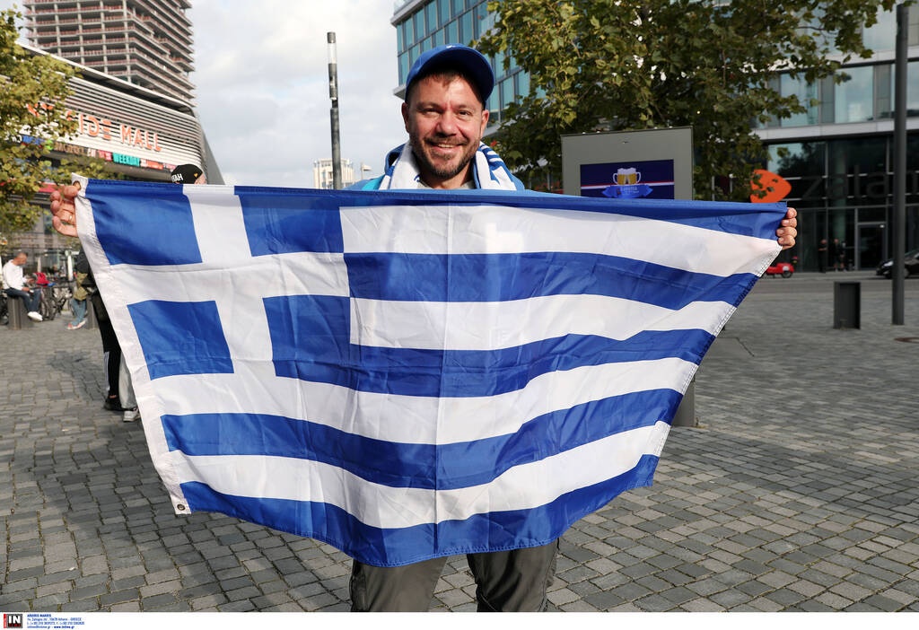 Eurobasket 2022: Άρχισε το «γαλανόλευκο» πάρτι πριν τη μάχη της Εθνικής με την Γερμανία (photos)