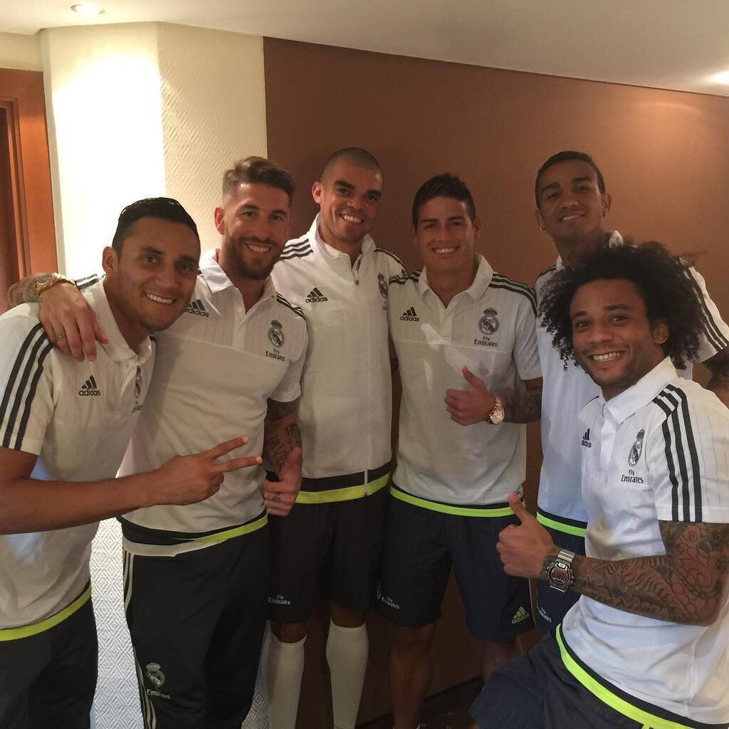 Ολυμπιακός: Από galacticos Πειραιώτες τα φιλαράκια Χάμες Ροντρίγκες και Μαρσέλο (photos)