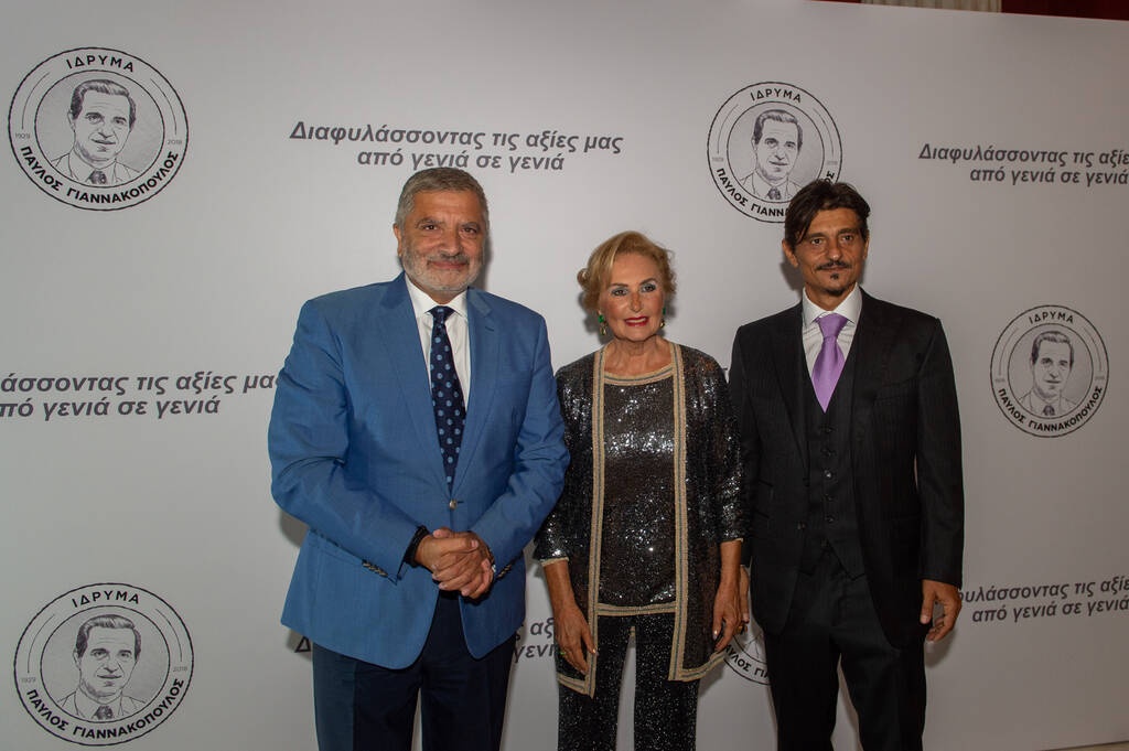 κ. Γιώργος Πατούλης, Περιφερειάρχης Αττικής, κ. Δέσποινα Γιαννακοπούλου, κ. Δημήτρης Γιαννακόπουλος, Πρόεδρος του Ιδρύματος «Παύλος Γιαννακόπουλος»