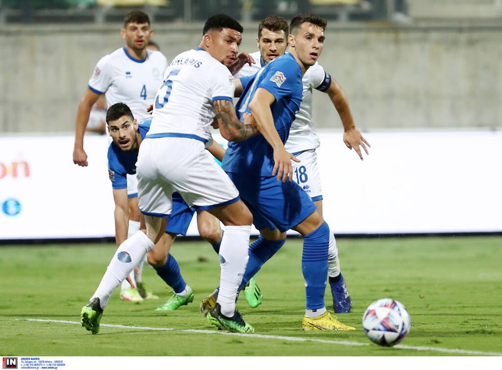 Κύπρος-Ελλάδα Nations League 24/9/2022