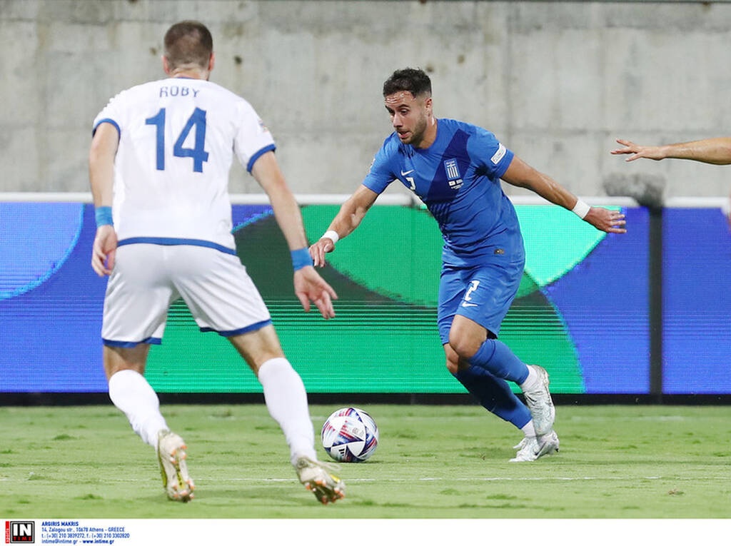 Κύπρος-Ελλάδα Nations League 24/9/2022