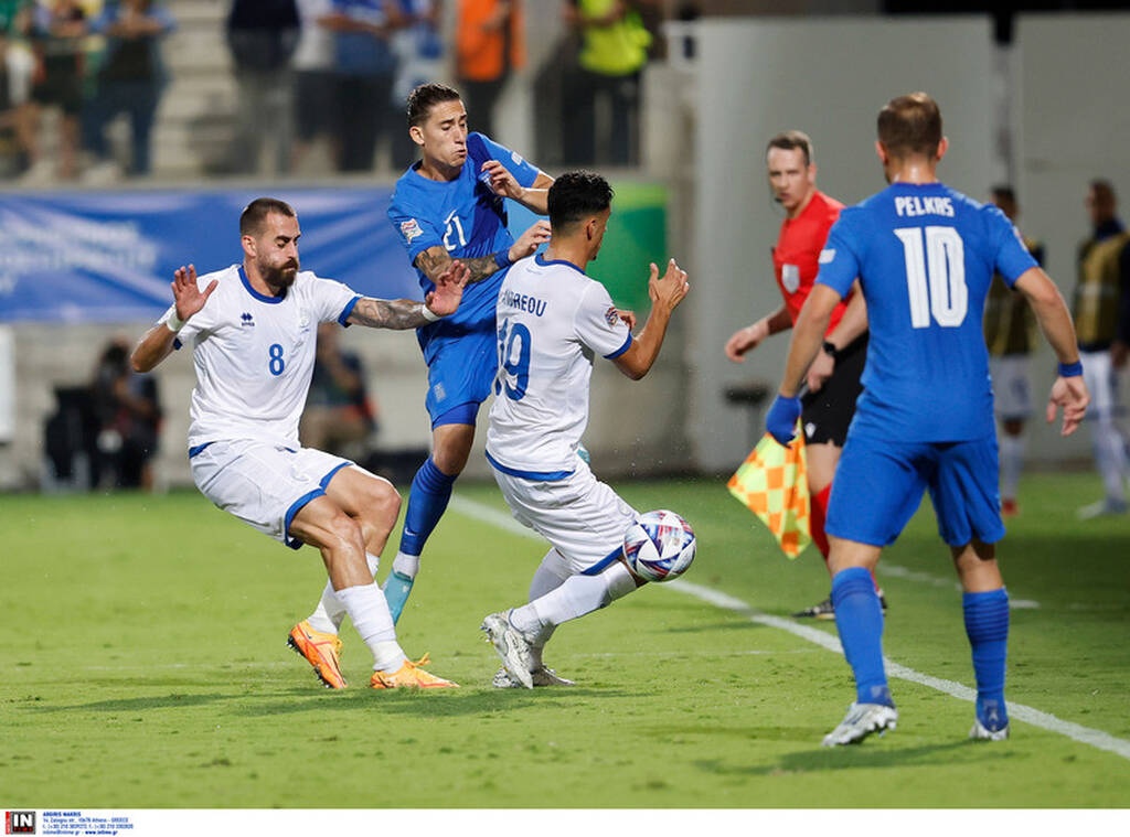 Κύπρος-Ελλάδα Nations League 24/9/2022