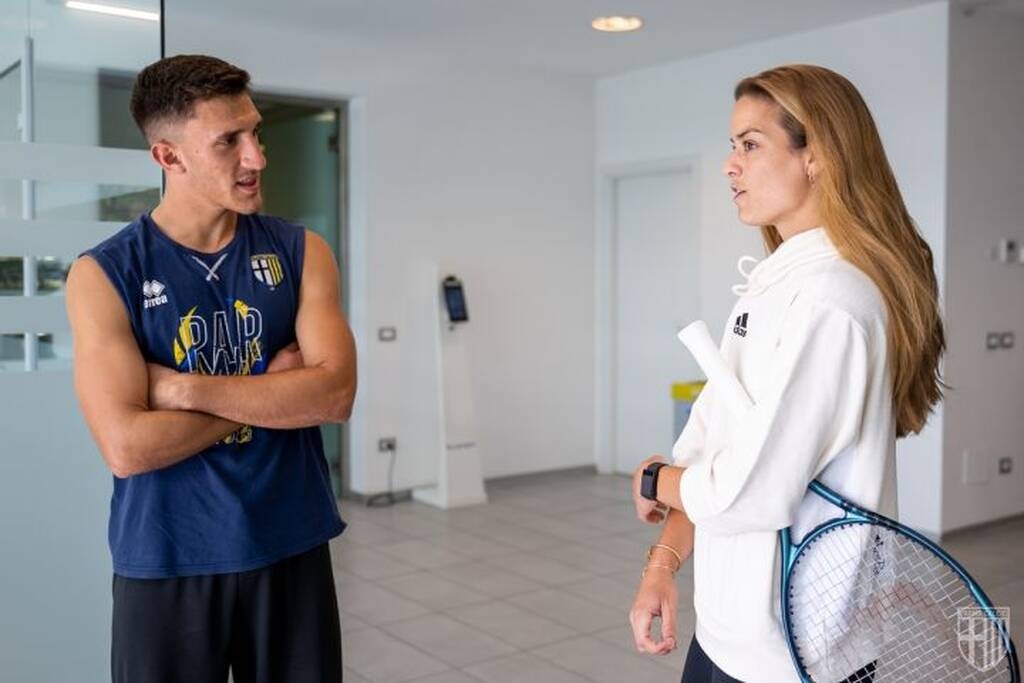 Μαρία Σάκκαρη: Η ιδιαίτερη συνομιλία με τον Μπουφόν στην Πάρμα - Συνάντησε και τον Ζαγαρίτη (pics)